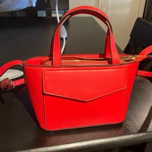 Small faux leather purse